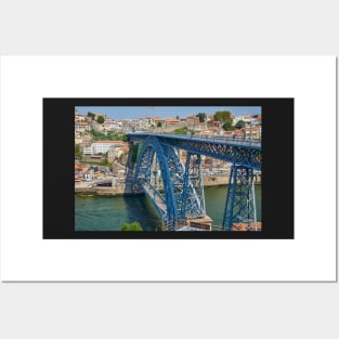 Dom Luís I Bridge, Porto from the Vila Nova de Gaia side Posters and Art